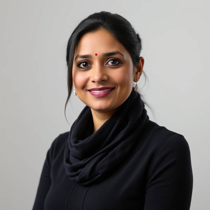Photo of Dr. Anya Sharma, Lead Python Instructor